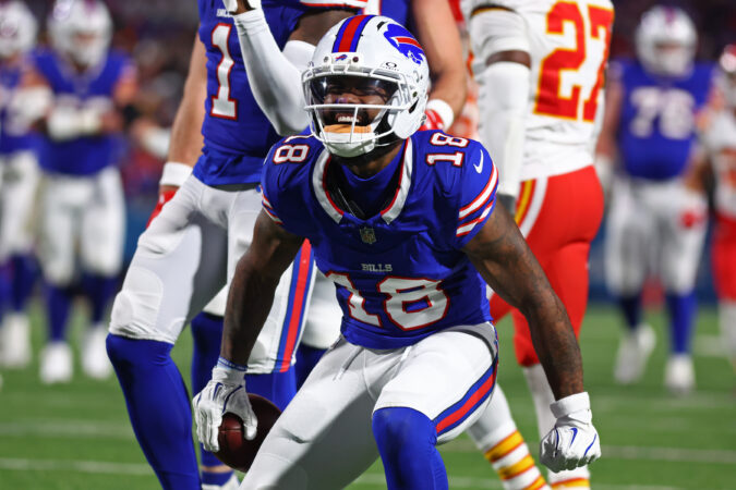 Wide receiver Elijah Moore played for Buffalo and Denver this past season.