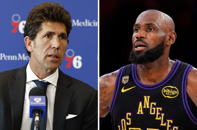 Bob Myers pitches Sixers to LeBron James’ agent as they reportedly remain among NBA star’s top three teams