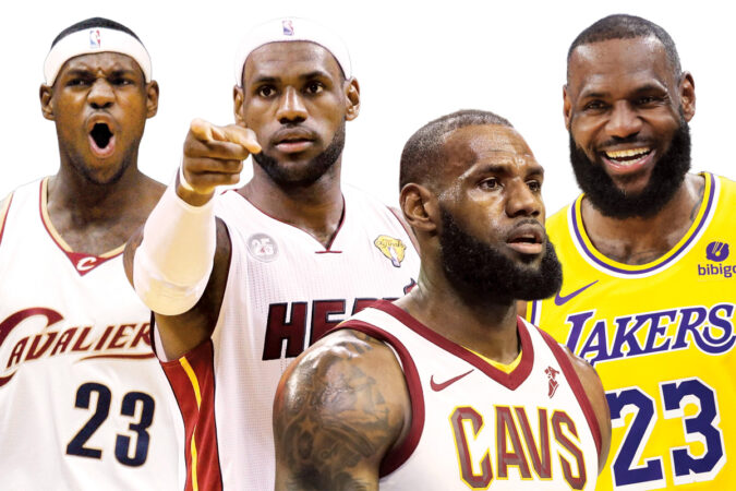 How LeBron’s career led him to the Sixers — and how he performed at each stop along the way