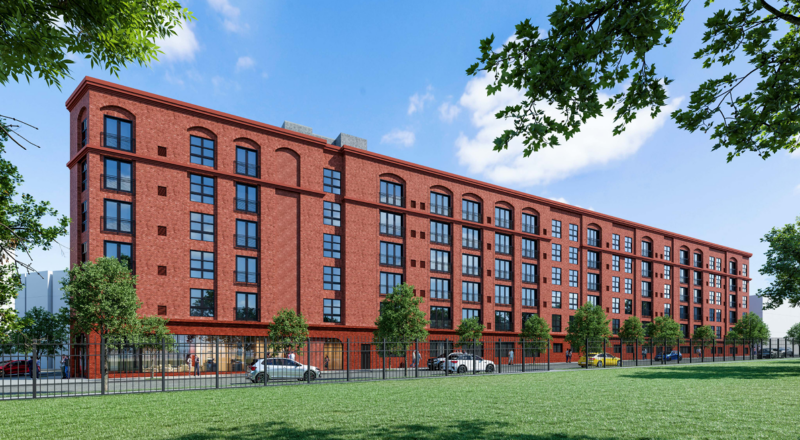 After years of delay, a Francisville apartment building is under construction