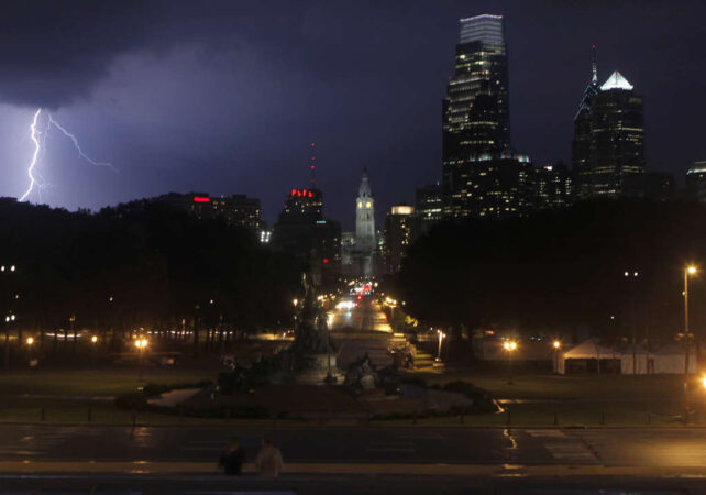 Lightning injuries are rare, but an expert says the Parkway is an especially risky venue on July 4