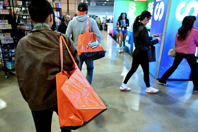General view on the floor at the CHAMPS B2B trade show at the Atlantic City Convention Center in March.