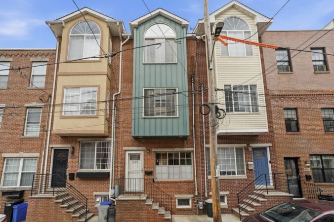 Exterior of the Center City home.
