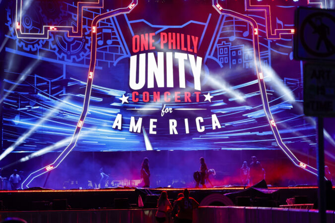 One Philly: Unity Concert for America on the Benjamin Franklin Parkway is continuing after a severe thunderstorm.